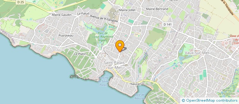 localisation de l'entreprise MONSIEUR CLAUDE MASSON à SAINT-PALAIS-SUR-MER