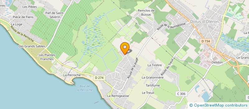 localisation de l'entreprise MONSIEUR CLAUDE MATHIEU  DOLUS-D'OLERON