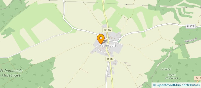localisation de l'entreprise MONSIEUR CLAUDE MATHIEU  VAVINCOURT