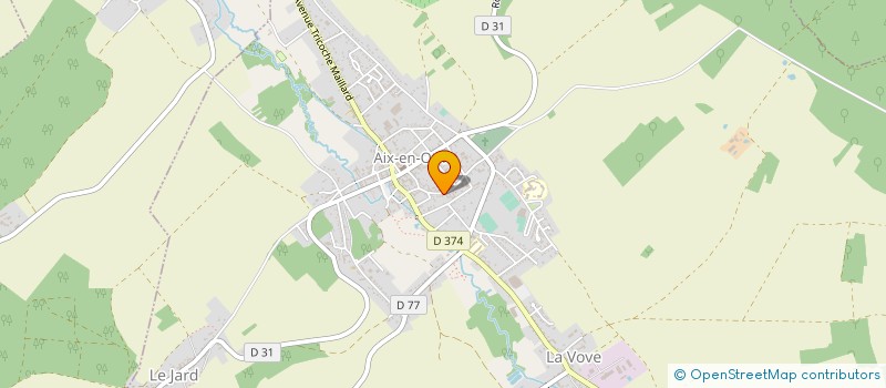 localisation de l'entreprise MONSIEUR CLAUDE MAUCLAIR  AIX-VILLEMAUR-PALIS