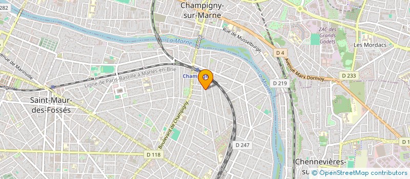 localisation de l'entreprise MONSIEUR CLAUDE MAULAT à SAINT-MAUR-DES-FOSSES