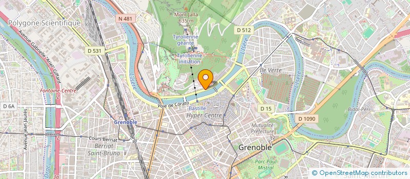 localisation de l'entreprise MONSIEUR CLAUDE MAUTINO à GRENOBLE