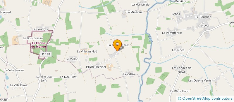 localisation de l'entreprise MONSIEUR CLAUDE MAUVOISIN à CARENTOIR