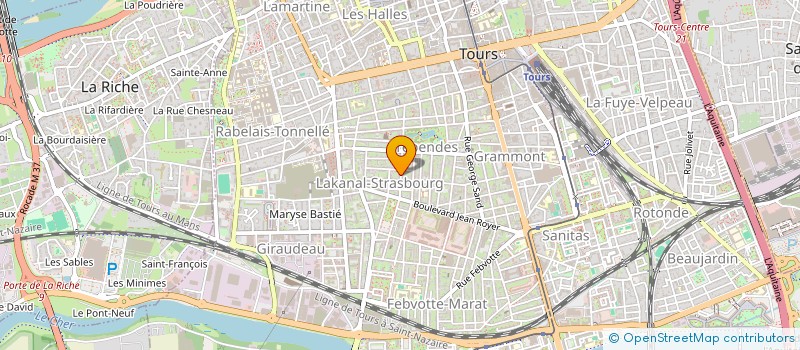 localisation de l'entreprise MONSIEUR CLAUDE MAYET à TOURS