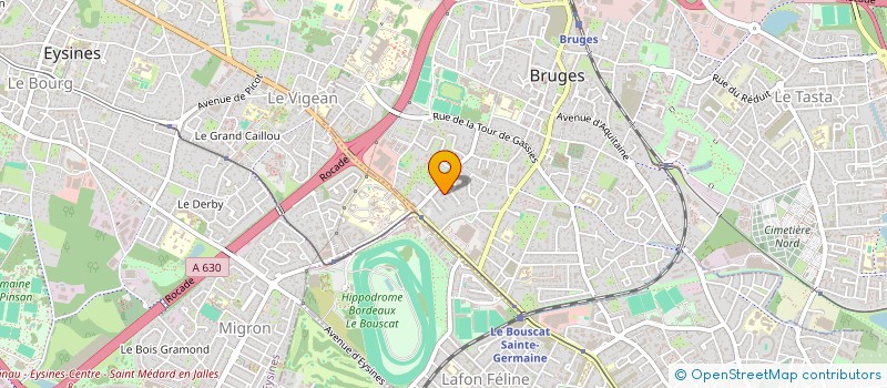 localisation de l'entreprise MONSIEUR CLAUDE MAYNARD à BRUGES