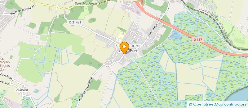 localisation de l'entreprise MONSIEUR CLAUDE MAZARD  SAINT-LAURENT-DE-LA-PREE