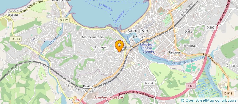 localisation de l'entreprise MONSIEUR CLAUDE MEDALE  CIBOURE