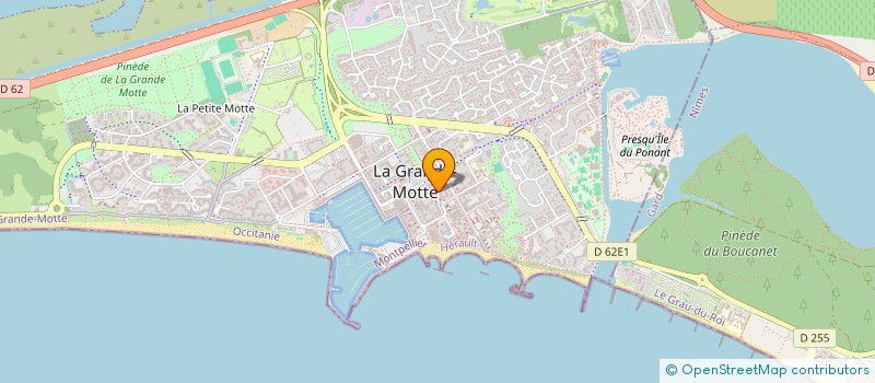 localisation de l'entreprise MONSIEUR CLAUDE MEERT  LA GRANDE-MOTTE