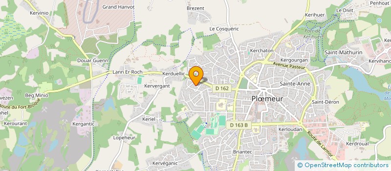 localisation de l'entreprise MONSIEUR CLAUDE MEGNENT  PLOEMEUR