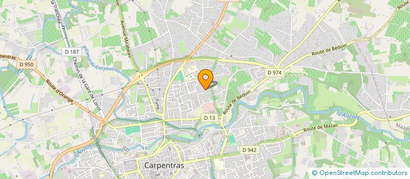 localisation de l'entreprise MONSIEUR CLAUDE MEILLET à CARPENTRAS