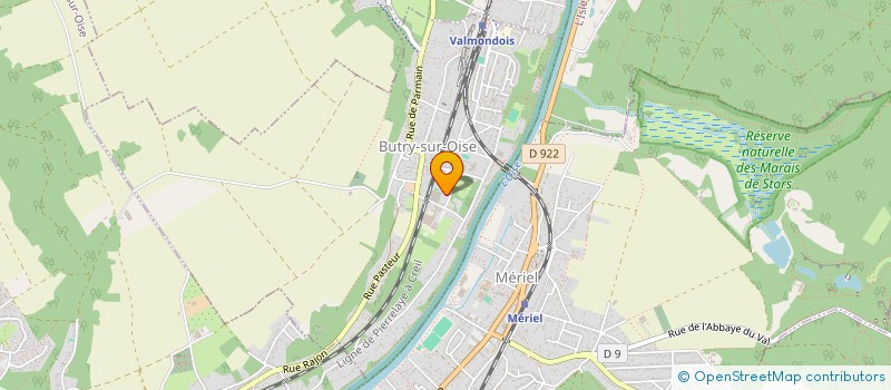 localisation de l'entreprise MONSIEUR CLAUDE MEINTZ  BUTRY-SUR-OISE