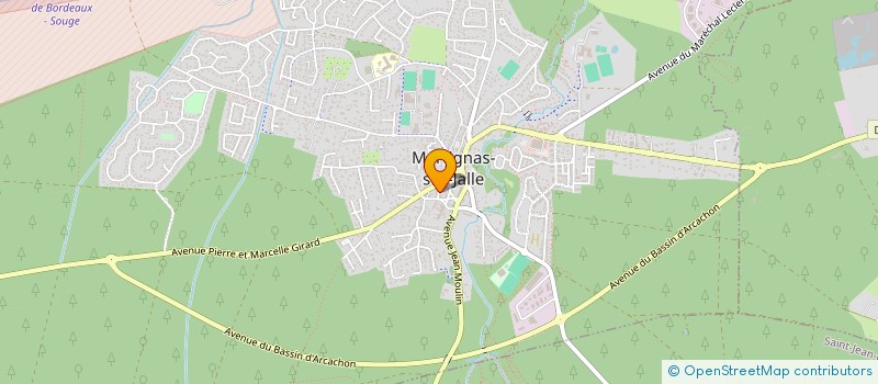 localisation de l'entreprise MONSIEUR CLAUDE MELLET  SAINT-MEDARD-EN-JALLES