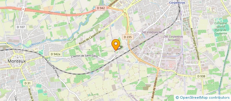 localisation de l'entreprise MONSIEUR CLAUDE MELQUIOR  CARPENTRAS