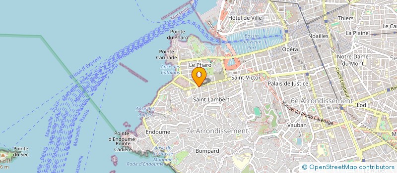 localisation de l'entreprise MONSIEUR CLAUDE MERCIER à MARSEILLE