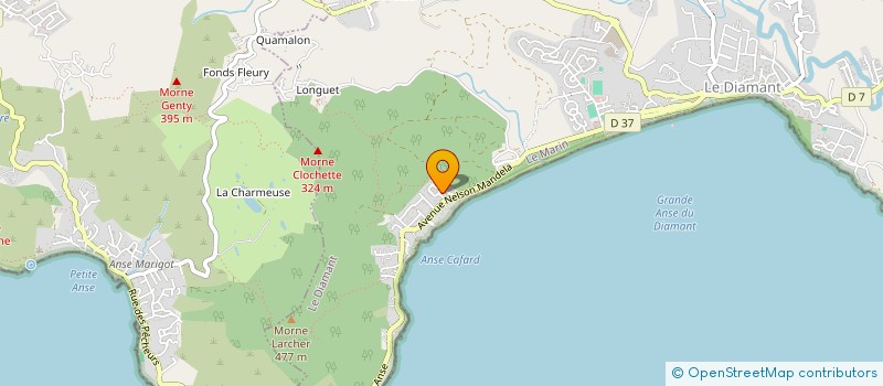 localisation de l'entreprise MONSIEUR CLAUDE MERCIER  DIAMANT