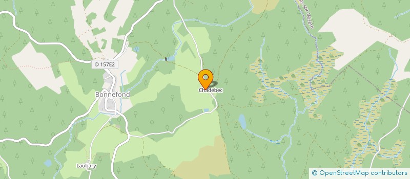 localisation de l'entreprise MONSIEUR CLAUDE MERCIER  BONNEFOND