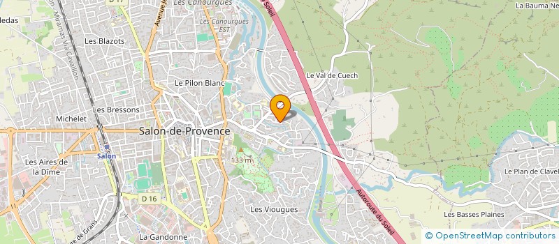 localisation de l'entreprise MONSIEUR CLAUDE MERCIER  SALON-DE-PROVENCE