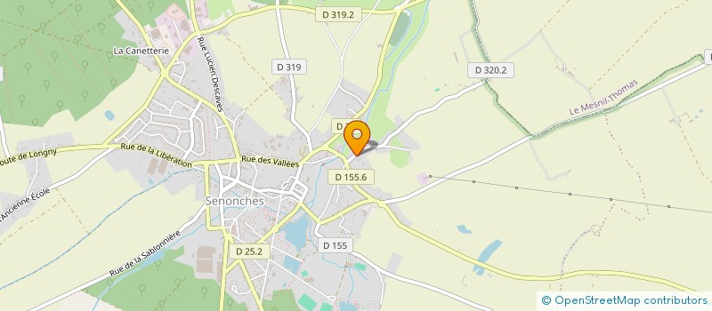 localisation de l'entreprise MONSIEUR CLAUDE MERLAT à SENONCHES