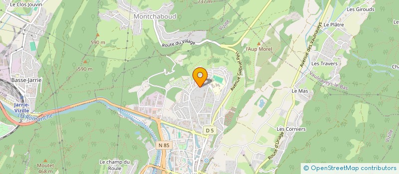 localisation de l'entreprise MONSIEUR CLAUDE MERLE  VIZILLE