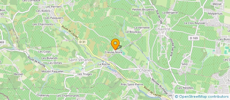 localisation de l'entreprise MONSIEUR CLAUDE MERVILLE  PRUZILLY