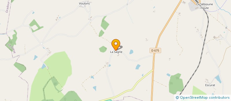 localisation de l'entreprise MONSIEUR CLAUDE MESMIN  LE DORAT