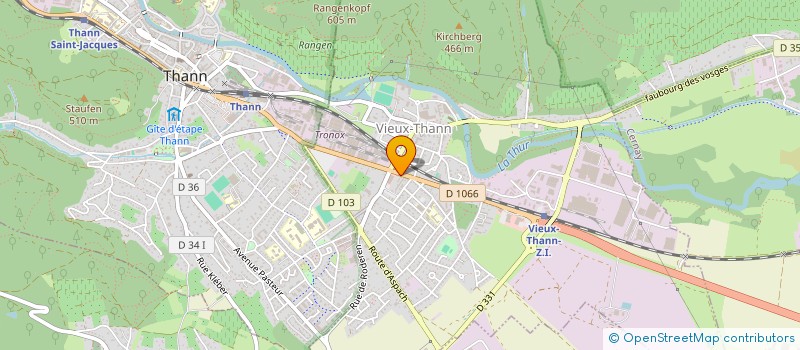 localisation de l'entreprise MONSIEUR CLAUDE MESSNER  VIEUX-THANN