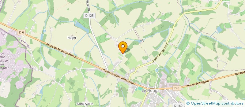 localisation de l'entreprise MONSIEUR CLAUDE MESTHE  LE HOUGA