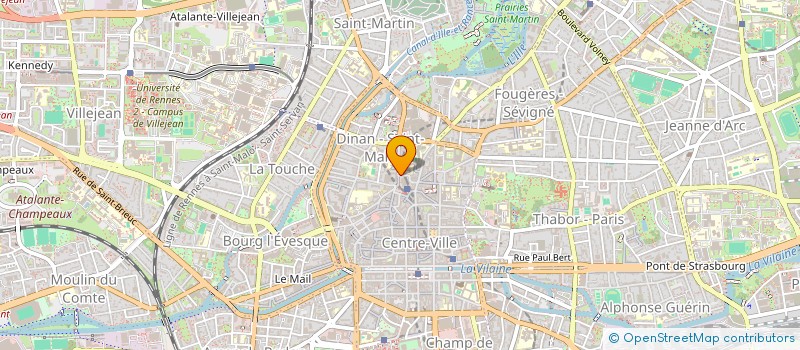 localisation de l'entreprise MONSIEUR CLAUDE METAYER à RENNES