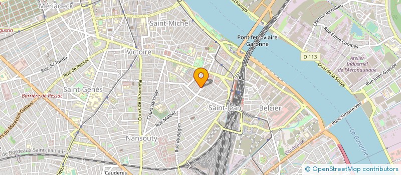 localisation de l'entreprise MONSIEUR CLAUDE METOUX à BORDEAUX