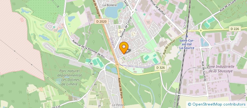 localisation de l'entreprise MONSIEUR CLAUDE MEUNIER à ORLEANS