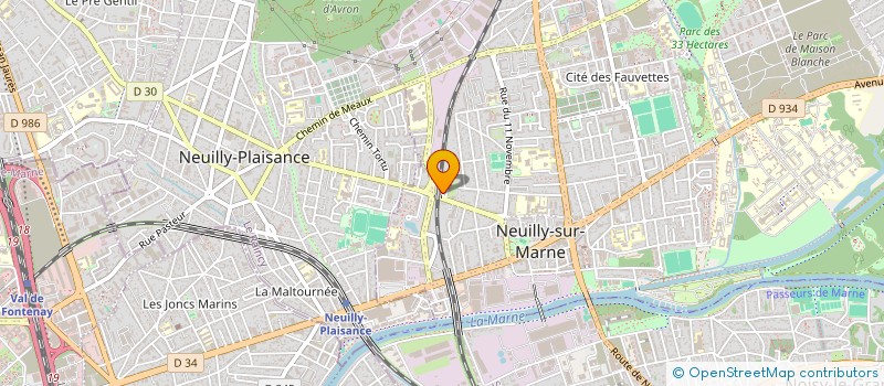 localisation de l'entreprise MONSIEUR CLAUDE MEURICE à NEUILLY-SUR-MARNE