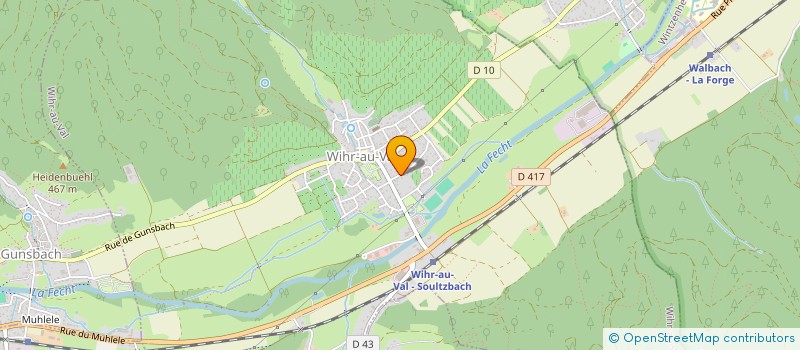 localisation de l'entreprise MONSIEUR CLAUDE MEYER  WIHR-AU-VAL