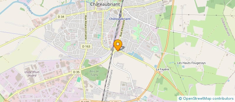 localisation de l'entreprise MONSIEUR CLAUDE MICHALLON  CHATEAUBRIANT