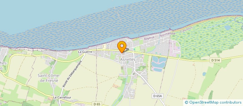 localisation de l'entreprise MONSIEUR CLAUDE MICHAUX  ASNELLES