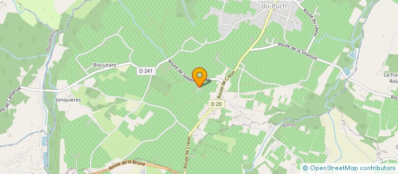 localisation de l'entreprise MONSIEUR CLAUDE MICHEAU  SAINT-GERMAIN-DU-PUCH