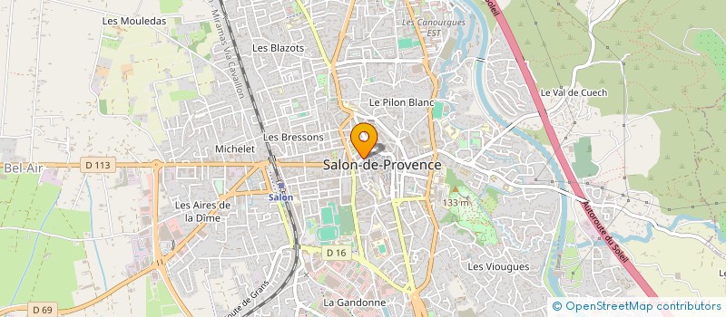 localisation de l'entreprise MONSIEUR CLAUDE MICHEL  SALON-DE-PROVENCE