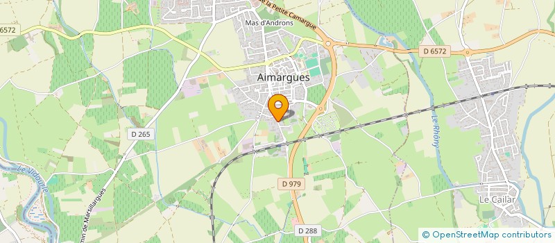 localisation de l'entreprise MONSIEUR CLAUDE MIGLIORINI  AIMARGUES