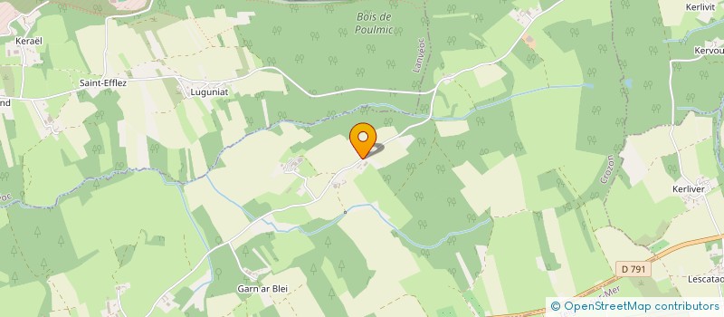 localisation de l'entreprise MONSIEUR CLAUDE MIGNON  CROZON