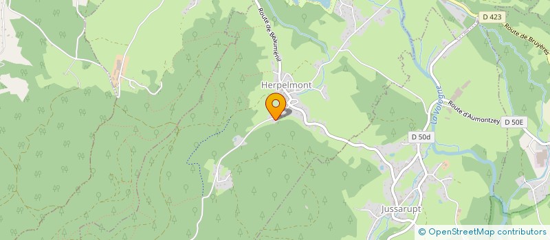 localisation de l'entreprise MONSIEUR CLAUDE MILLET  HERPELMONT