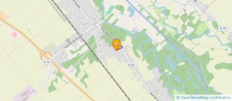 localisation de l'entreprise MONSIEUR CLAUDE MILLOT  SAINT-LYE