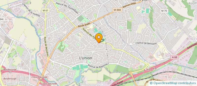 localisation de l'entreprise MONSIEUR CLAUDE MOISSET à L'UNION