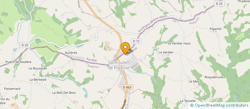 localisation de l'entreprise MONSIEUR CLAUDE MOLENAT à SAINT-SANTIN-DE-MAURS