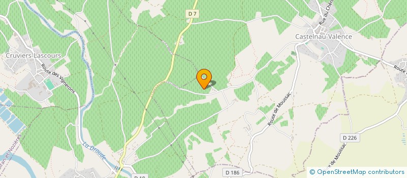 localisation de l'entreprise MONSIEUR CLAUDE MOLIMARD  LA ROUVIERE