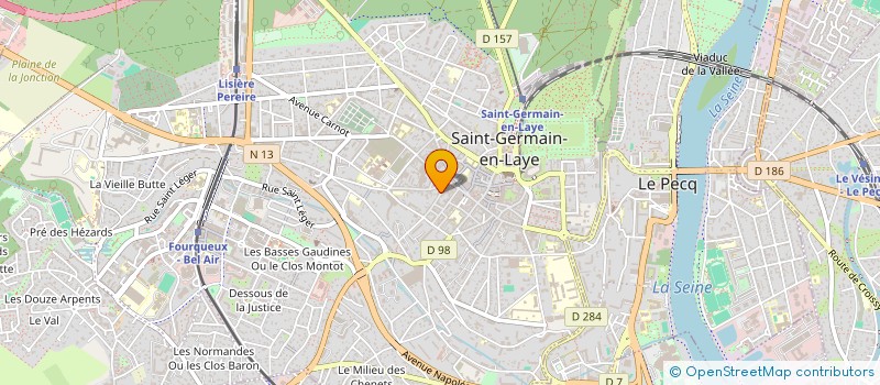 localisation de l'entreprise MONSIEUR CLAUDE MOLLARD  SAINT-GERMAIN-EN-LAYE