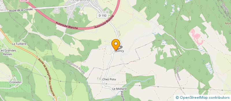 localisation de l'entreprise MONSIEUR CLAUDE MONARD à CHILLY