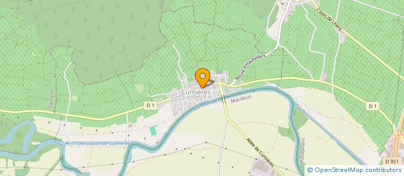 localisation de l'entreprise MONSIEUR CLAUDE MONCHAUSSE  CUMIERES