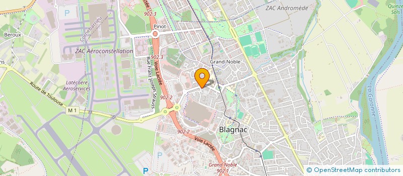 localisation de l'entreprise MONSIEUR CLAUDE MONCOUET à BLAGNAC