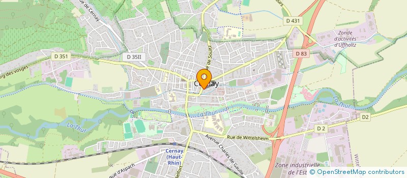 localisation de l'entreprise MONSIEUR CLAUDE MONFORTE à STRASBOURG