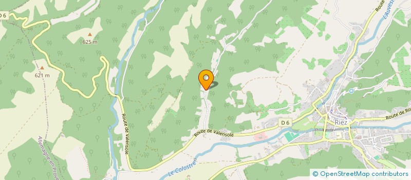 localisation de l'entreprise MONSIEUR CLAUDE MONGES  RIEZ