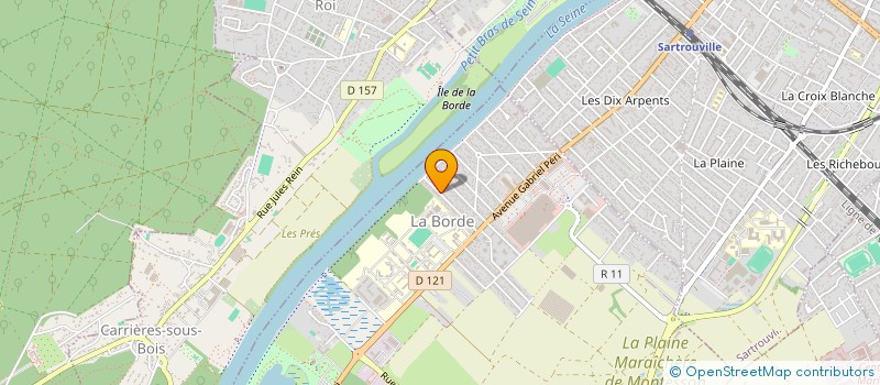 localisation de l'entreprise MONSIEUR CLAUDE MONGIN  MONTESSON